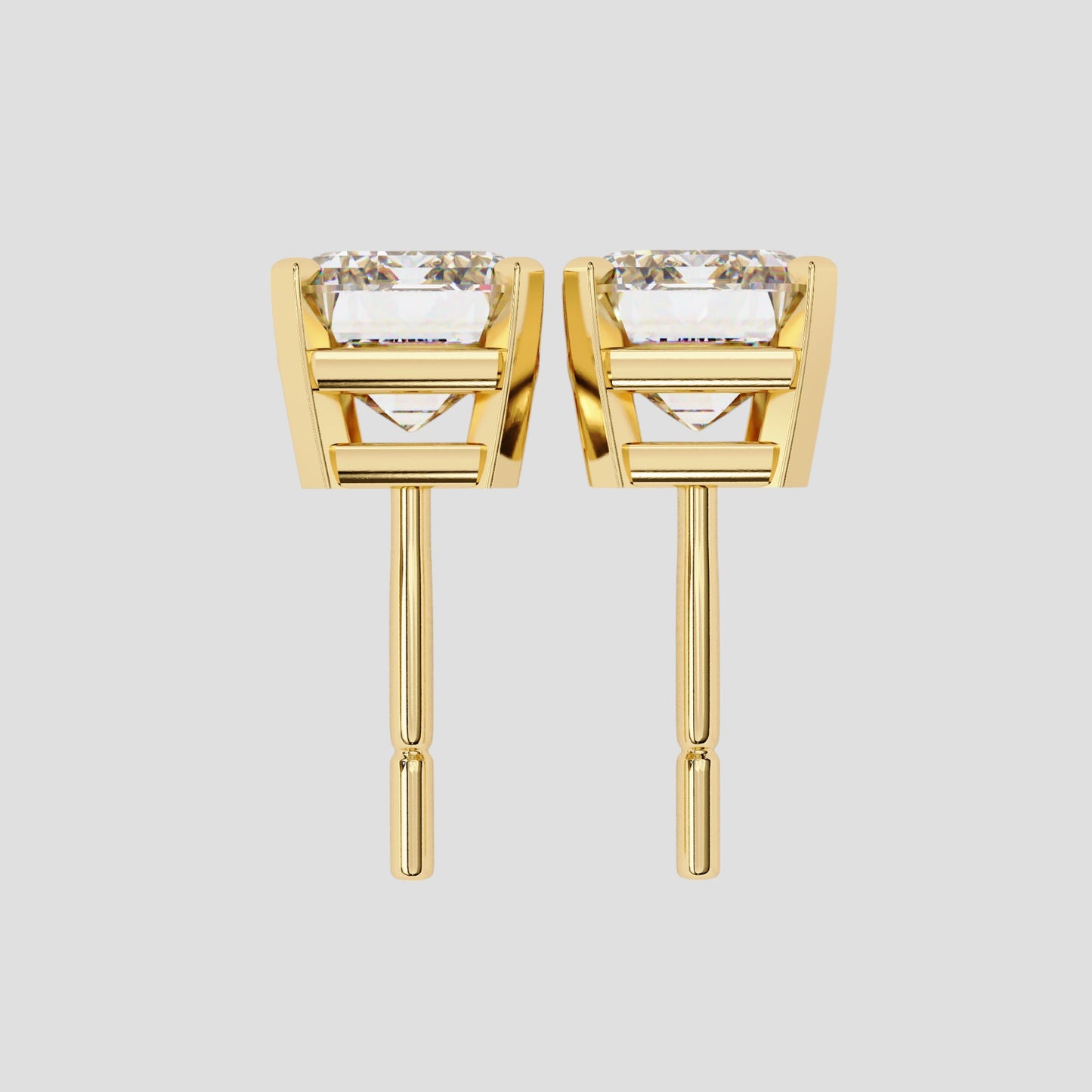 Radiance Emerald Diamond Studs