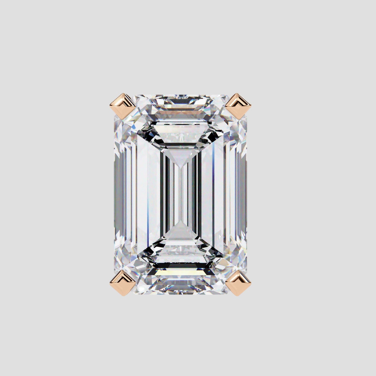 Radiance Emerald Diamond Studs