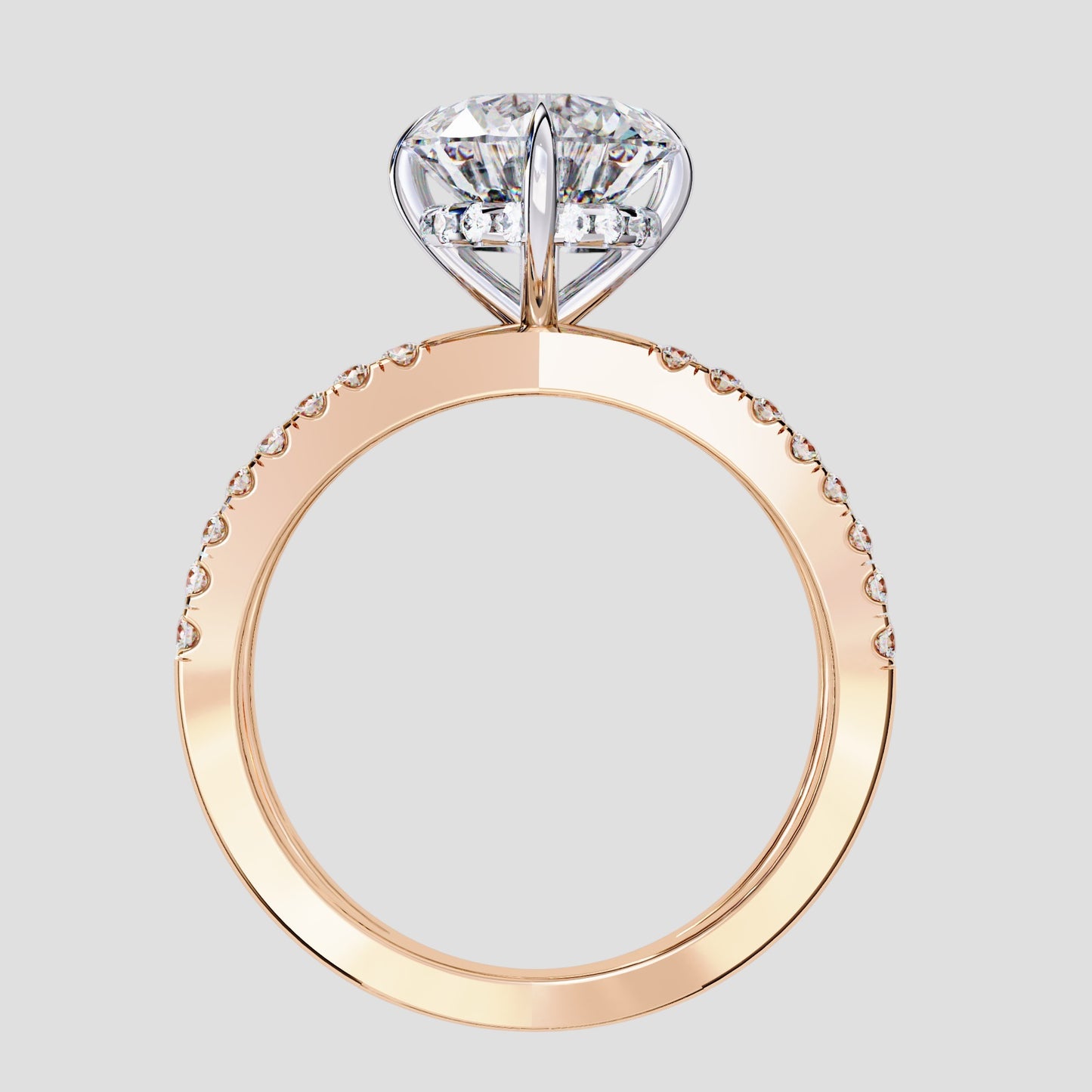 The Timeless Round Lab-Grown Diamond Ring (NGR00082)